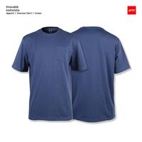 Gambar Kaos Lengan Pendek Pria Oversize Karinga Arei Outdoorgear - BIRU TUA, M dari AREIOUTDOORGEAR undefined 2 Tokopedia