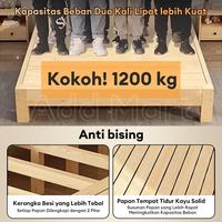 Gambar TETE-Dipan Kayu Minimalis Modern Tempat Tidur Dipan Kasur 180x200 Dipan Kayu 160x200 Divan Sandaran  Cocok Untuk Rumah Klasik Dan Modern Pengiriman Tempat Tempat tidur sederhana di zaman modern ratu ganda raja ekonomi dengan tempat tidur sederhana - 120_200_30 CM（UP） dari Toko Furnitur Jiji undefined 4 Tokopedia