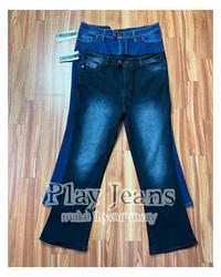 Gambar CELANA JINIE  HIGHWAIST CUTBRAY JEANS  HIGHTWAIST JEANS JUMBO  CELANA JEANS WANITA JUMBO Hitam Nyaman - Hitam Spray, 40 dari pj.store11 undefined 1 Tokopedia