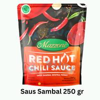 Gambar Mazzoni Red Hot Chili Sauce 250 gr Saus Sambal - Spesifikasi dari Toko Kobuci undefined 1 Tokopedia