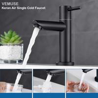 Gambar COD Kran Keran Air Wastafel Dapur Kamar Mandi Cuci Piring Tangan Bahan Stainless Steel Otomatis Fleksibel Modern Mewah Minimalis Aesthetic Estetik VEMUSE - Hitam dari AEP STORE_NEW undefined 1 Tokopedia