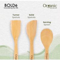 Gambar Bolde Organic Utensil Set 3 Pcs Wood Series - Spatula Set Kayu - Warna dari serbaada rezky undefined 1 Tokopedia