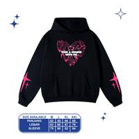 Gambar Narcissism Jaket Hoodie Boxy Reguler Desain Terbaru Take A Chance With Me Bahan Fleece Sablon DTF Reflektif Bisa Menyala Ukuran M L XL XXL - Hitam, M, Boxy Premium Ketebalan 280gsm dari Narcissism undefined 2 Tokopedia