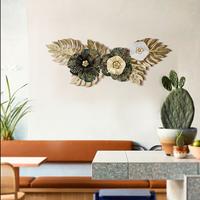 Gambar Pajangan Hiasan Dinding Nordic Luxury Black White Gold Iron Flower Wall Decor - STYLE 1 dari Afternoon Store undefined 4 Tokopedia