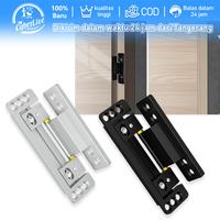 Gambar Engsel Invisible Hinge 1pcs Engsel Pintu Tanam Otomatis Engsel Pintu Kamuflase Bahan Paduan Seng - Perak dari kilang gemilang undefined 1 Tokopedia