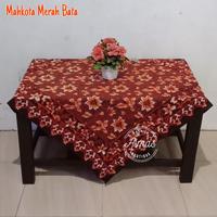 Gambar Taplak Meja Aesthetic Batik Ruang Tamu Guru Sekolah Kain Batik Segi Empat Motif Mahkota Katun Linen Souvenir - MAHKOTA MERAHBATA dari Almas Fashion undefined 1 Tokopedia