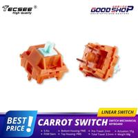 Gambar Tecsee Linear Switch 68g Carrot - Keyboard Switch dari GOODGAMINGSHOP undefined 1 Tokopedia