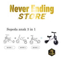 Gambar Sepeda Anak 3 in 1 Balita Perempuan Laki Laki Roda 3 Murah Mainan Sepeda Anak Kecil  Balance Bike Ride Push Bike  Sepeda Anak 1.5 tahun 2 Tahun 3 tahun 4 Tahun / Sepeda Anak HappyBaby Kuning Putih Merah - Kuning dari NeverEnding Store undefined 3 Tokopedia