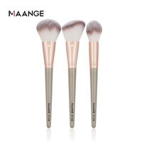 Gambar MAANGE Set 3 Kuas Rias Perona Pipi Highlighter Make Up Brush Professional Brush 51129 - Champagne dari magefy.beauty undefined 2 Tokopedia