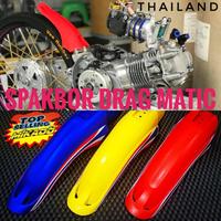 Gambar SPAKBOR BELAKANG DRAG MATIC KOLONG MIO FINO NOUVO SOUL BORE UP SPORTY SLEBOR PAKET CVT KIRIAN ROLLER - merah dari Mikado Matic Shop undefined 1 Tokopedia