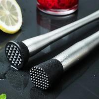 Gambar Stainless Bar Muddler Cocktail Tumbukan Penumbuk Buah Mojito Crusher / Alat Penumbuk Buah Penghancur Es Batu / Alat Penghancur Es Batu Manual / Penumbuk Buah Jadi Jus - Silver dari DG17 STORE undefined 3 Tokopedia