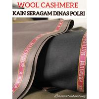 Gambar Kain sepecial seragam dinas polri, kain setelan polisi PDH, PDL Wool silk Chasmere Montecristo - Atasan polri no 2, 0,5mtr dari Kain semiwool premium undefined 1 Tokopedia