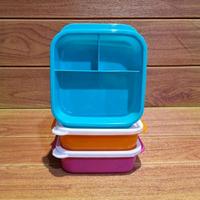 Gambar [ TAKUMA ] Kotak Makan Sekat 600ml / Lunch Box Warna / Tempat Makan Warna Murah / Lunch Box 3 Sekat - biru dari Warehousemurah88 undefined 1 Tokopedia