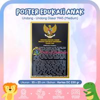 Gambar Poster Edukasi Anak Belajar Teks Pembukaan Undang-Undang Dasar 1945 (Medium) Karton Sekolah Stationery - Default dari Unity Collection undefined 1 Tokopedia