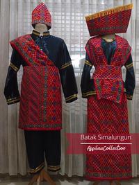 Gambar Baju adat dewasa Sumatera Utara/Batak Simalungun satuan (Laki/Cewek) - Batak cewek, M dari fqhn store undefined 2 Tokopedia