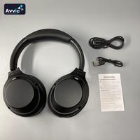 Gambar Avvic P3515 Headphone Bluetooth Wireless Headset Stereo Super Bass Sound Music Earphone Biru Ponsel Merah - Black dari Avvic undefined 5 Tokopedia