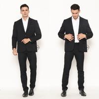 Gambar Jas Blazer Pria Formal Slimfit Kancing Dua Jas Untuk Kerja Kantor Nikah Pengantin Pria Kualitas Tailor Bahan Premium High Quality - L dari G21 undefined 1 Tokopedia