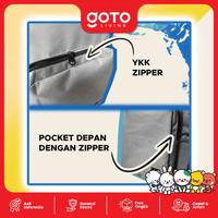Gambar Goto [COD] Bastian Backpack Tas Sekolah Kerja Ransel Punggung Kuliah Kampus - NAVY dari Goto Living undefined 4 Tokopedia