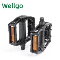 Gambar Pedal Sepeda Wellgo Flat Platform Double Chuck Bearing Aluminum Alloy As Besar - Silver dari liang accesorie undefined 1 Tokopedia