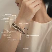 Gambar Musha Braided Water-Repellent Bracelet | Gelang Tali Gelang Pria Wanita - Embara dari Musha Official undefined 5 Tokopedia