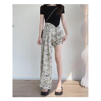 Gambar CIJI TINO  CJWP-H1151 PANT KULOT HIGHWAIST MOTIF TIE DYE FLOWER PRINTED/Celana KULOT HW IMPORT MOTIF BUNGA Celana Karet Nyaman  Casual  Kain  Panjang  Wanita Katun Polyester Variasi kulot high waist celana korean style loose  pants - FLOWER, S (40-47 KG) dari Tino Tino_NEW undefined 4 Tokopedia