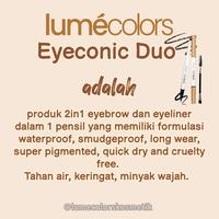 Gambar Lumecolors Eyeliner Eyebrow Eyeconic Duo Lumecolor Pensil Alis Eye Liner Free Kuas Aplikator - Espresso Brown dari pusa lumecolors undefined 3 Tokopedia