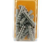 Gambar AZKO Krisbow Fisher Sekrup Nilon Plug 6x30mm 25 Pcs - Abu Abu dari AZKO ID undefined 3 Tokopedia