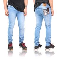 Gambar Denim Pants Bio Washing Jeans Stretch Celana Nyaman Panjang SlimFit Pria Distro Bandung Ready Size 27-34 Skinny Pensil - hitam, S (27-28) dari S1 project undefined 1 Tokopedia