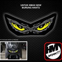 Gambar STICKER LAMPU NMAX NEW MATA BURUNG HANTU - merah, NMAX NEW dari HM CUTTING STICKER undefined 2 Tokopedia