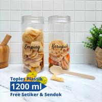 Gambar TOPLES PLASTIK  BPA FREE 1200 UNTUK TEPUNG BUMBU Hijau Merah Hijau Merah Putih dari Rtnid undefined 1 Tokopedia