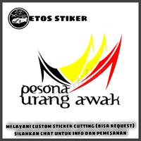 Gambar stiker pesona urang awak stiker urang awak sticker cutting - 2, 18x24 dari Etos Stiker undefined 3 Tokopedia