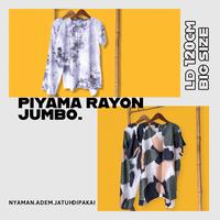 Gambar Piyama Rayon JUMBO Piyama Kekinian Motif Tie dye Lengan Pendek Celana Panjang Big Size Babydoll Hits Set Baju Tidur Adem Bahan Rayon BUSUI FRIENDLY Pajamas XXL Dailywear Rayon - ring tosca dari Fiddinshop undefined 2 Tokopedia