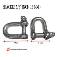Gambar GROSIR TERMURAH Segel Omega D Shackle Dee Bolt M16 Bow Shackles 16mm Marine Grade Polished Sambungan Rantai Besi Kapal 5/8" Inch Shakel Shackel Galvanis Berkualitas - MRG dari MARGIE REVOLUTION GENERATION undefined 1 Tokopedia