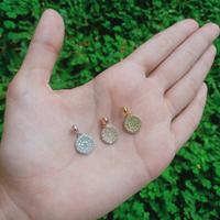 Gambar liontin bulat gepeng mp/perhiasan fashion wanita terbaru - silver dari WILLIAM SILVER undefined 2 Tokopedia