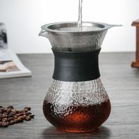 Gambar OHFIN Coffee Maker Pot V60 Drip Kettle Teko Kopi 200ml with Filter - SE112 - 400ml dari Waroeng Modem_NEW undefined 3 Tokopedia