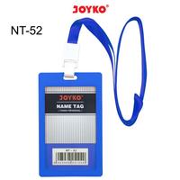 Gambar Name Tag Id Card Holder Gantungan Kartu Nama Tanda Pengenal Portrait  NT 52 54 Gantunggan Tali Warna Kuning Biru Lanyard Peralatan Perlengkapan Office Alat Tulis Atk Identitas Penanda Joyko Joiko Joyco Sekolah Kantor Kantoran Plastik Pelastik Plastic - Biru dari Center Plus Shop undefined 3 Tokopedia