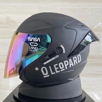 Gambar Helm G2 Optimax Motif Leopard (Paket Ganteng) Helmet Motorcycle - Putih Leopard, M, Helm Standard dari SVR Helmet undefined 1 Tokopedia
