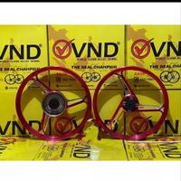 Gambar VND Velg Tipe AK 33 Model Palang 3 Jupiter Z Jupi Mx Old Vega ZR F1ZR Ukuran 140 160 Ring 17 Set Depan Belakang Original VND RACING - Merah dari yant aksesoris undefined 5 Tokopedia