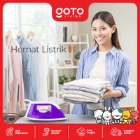 Gambar Goto [COD] Eiko Setrika Gosokan Listrik Baju Pakaian Anti Lengket NK-999S - NK-999S MAROON dari Goto Living undefined 5 Tokopedia