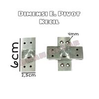 Gambar 1 PASANG Engsel Pivot putar Pintu Lemari Mebel SS Besar Kecil dari Omah Anyar Store undefined 3 Tokopedia