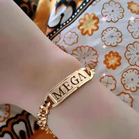 Gambar gelang nama titanium kode gn80 Gold Elegan - silver, 10 cm dari Anugerah.store undefined 1 Tokopedia
