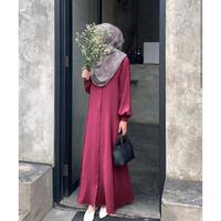 Gambar Pre-order Gamis Airflow Premium Polos Muslim - Hitam dari SITI NUR - SAMIRA TRAVEL undefined 2 Tokopedia