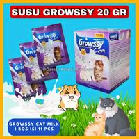 Gambar Susu Growssy 20gr Pengganti Susu Induk Kitten Adult Cat Susu Kucing Susu Anak Kucing Susu Anjing Susu Kelinci Susu Kitten Susu Ternak Susu Hewan Susu Growssy Susu Growsy Botol Dot Kucing Botol Dot Kelinci - Susu Growssy /sachet dari King Paw Pet Shop undefined 1 Tokopedia