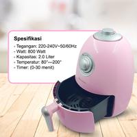 Gambar Home&Home Air Fryer - Alat Goreng & Memasak Tanpa Minyak - Black dari H Mart Indonesia undefined 2 Tokopedia