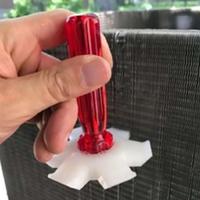 Gambar Alat pembersih Kondensor Radiator Evaporator bahan plastik. dari Sparepart Jakarta undefined 2 Tokopedia