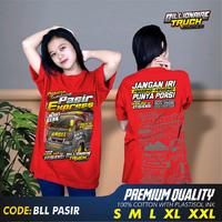 Gambar ( COD )Kaos truck PASIR EXPRESS brnd kaos truk mbois pria wanita kualitas bahan premium class katun combed 24s sablon cet plastisol Distro Baju T-Shirt  Nyaman di pakai - Ping, S dari kaos truk mbois undefined 3 Tokopedia