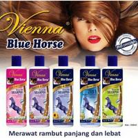 Gambar Vienna Shampo Blue Horse 350ml All Variant Lengkap - Shampo blue horse herbal growth - Sampo kuda - Sampo penumbuh rambut vienna Shampoo Rontok - HAIR FALL dari Jedah Cosmetic undefined 5 Tokopedia