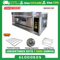 Gambar Oven Gas 1 Deck 2 Tray Getra Rfl-12gd Oven Roti Kue Stainless Original - GETRA RFL-12GD dari GlodokOS undefined 1 Tokopedia