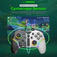 Gambar GAMEPAD WIRELESS NEMESIS ALASTOR GPX500 3in1 Connection Mechanical RGB with Hall Effect - BLACK dari Gemini Comp undefined 3 Tokopedia