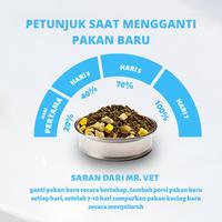 Gambar Mr.Vet - Kombo 5 Mr.Vet T1 300g dengan protein 30% yang mendukung pencernaan sehat, cocok untuk segala usia dari Mr.Vet Indonesia undefined 3 Tokopedia